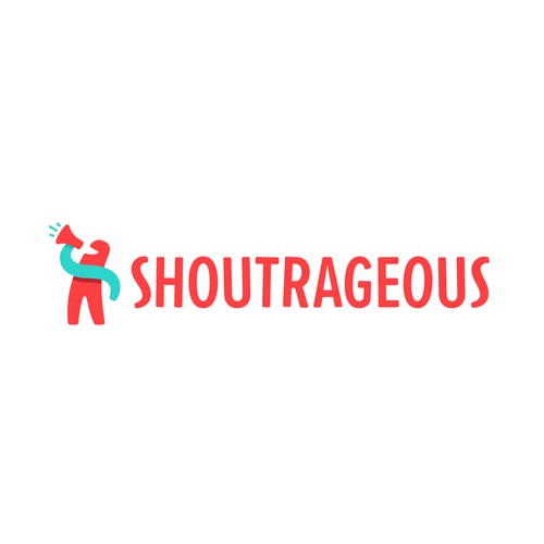 Logo design for Shoutrageous.