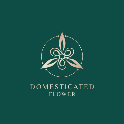 Domesticated Flower Logo