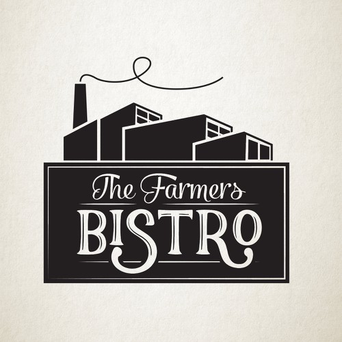 Industrial logo concept for bistro