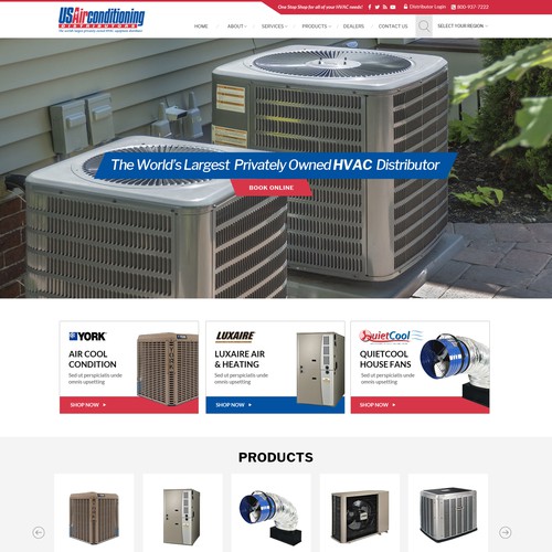 Web design for HVAC Company