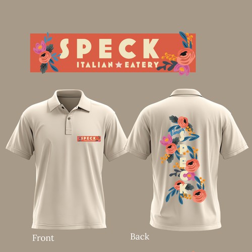 T-shirt design for a cafe 