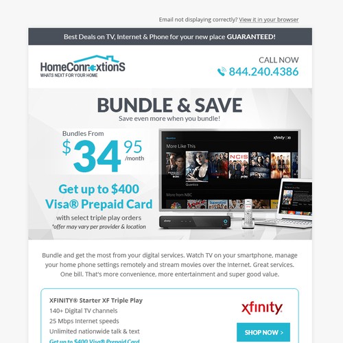 Xfinity and AT&T services sell email 
