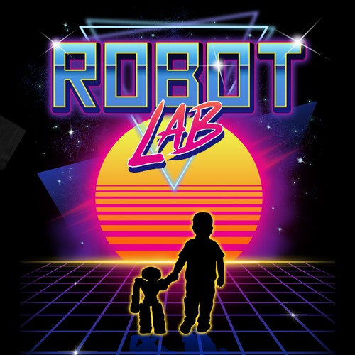 Retro wave theme t-shirt