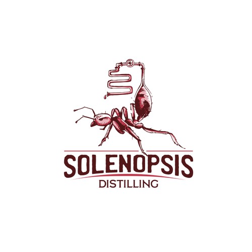 unique logo for Solenopsis Distilling