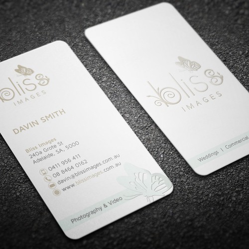 Business card for Bliss images