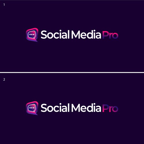 Logo design for social media pro