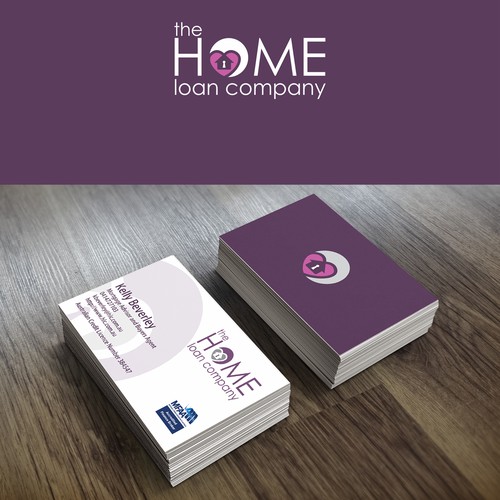 Logo concept design for The HOME loan company