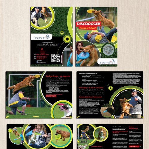 Funky brochure design - let's rock the field