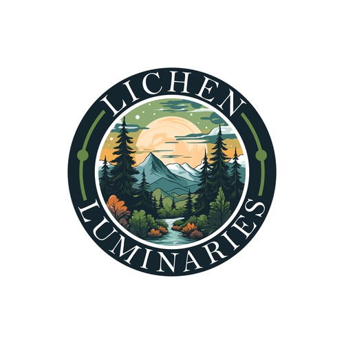 logo concept lichen luminaries