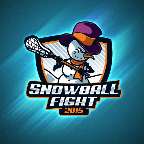 Logo for Kinkaid Snowball Fight Tournament