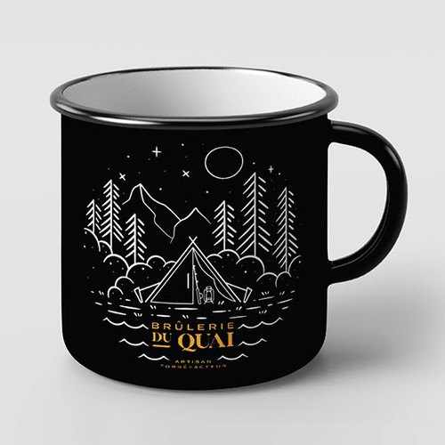 Coffee mug for camping