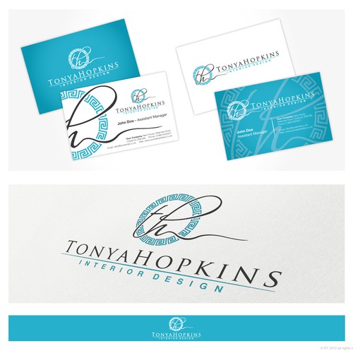 logo for Tonya Hopkins Interior Design