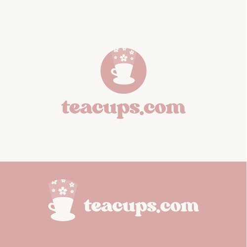 Logo for a tea store