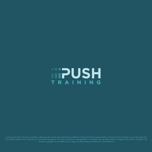 bold logo for push training