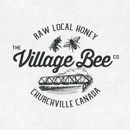 Logo for Village Bee Honey Company