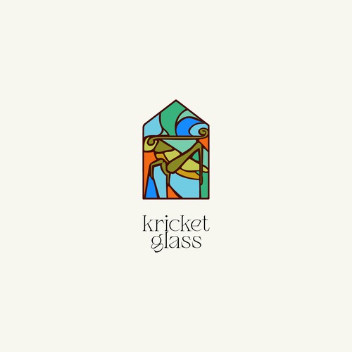 Logo design for "Kricket Glass"