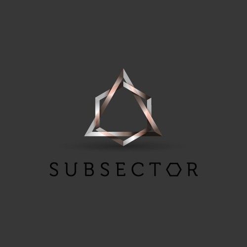 Create a dystopian sci-fi corporation logo for Subsector