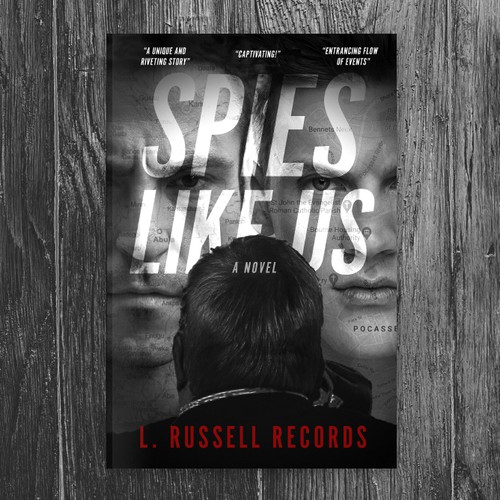 Spy thriller cover design