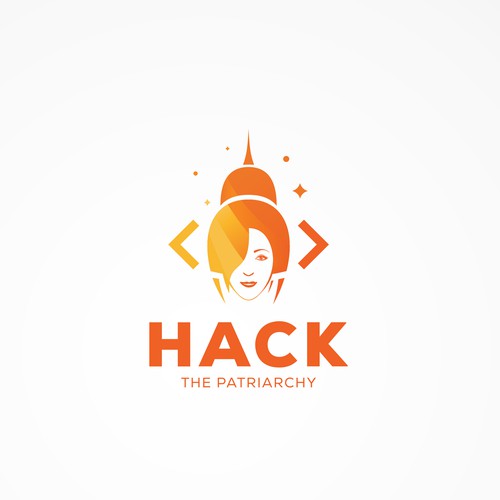 Concept for hackathon (a computer event) with a focus on celebrating women in tech.