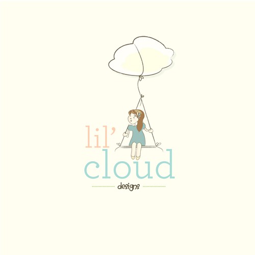 logo for lil' cloud designs