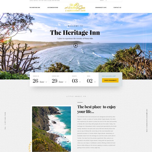 Website Redesign for Hotel