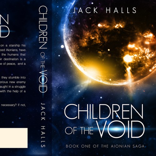 "Children of the Void" Sci- Fi book cover design contest!