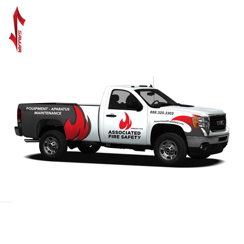 Brand based Truck wrap design