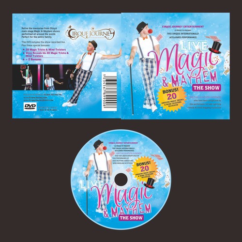 CD cover and label of magician performer