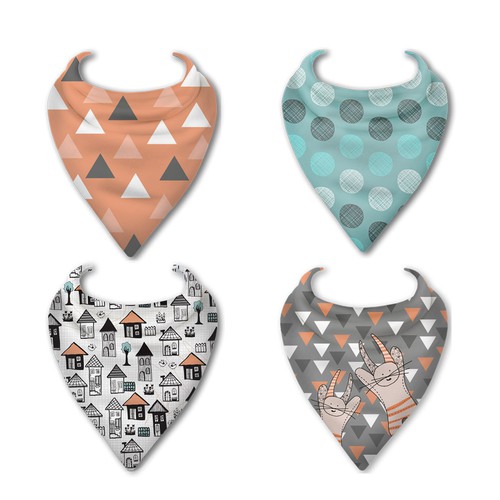 Urban baby bib design