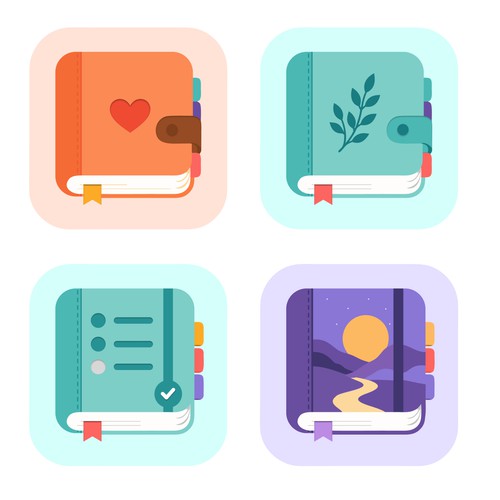 Book and Diary logo