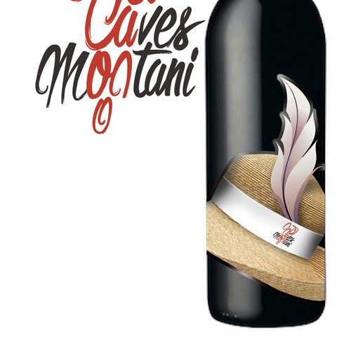 wine label design