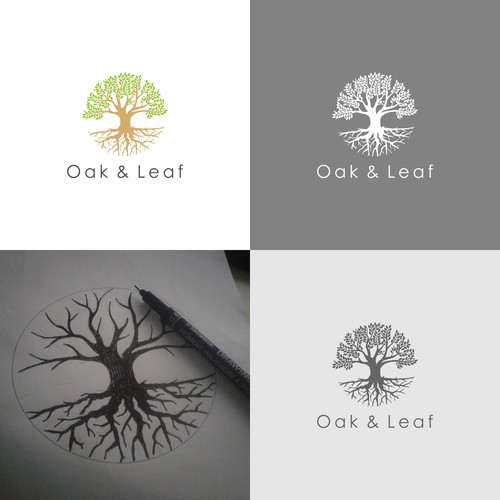 Logo for Oak and Leaf