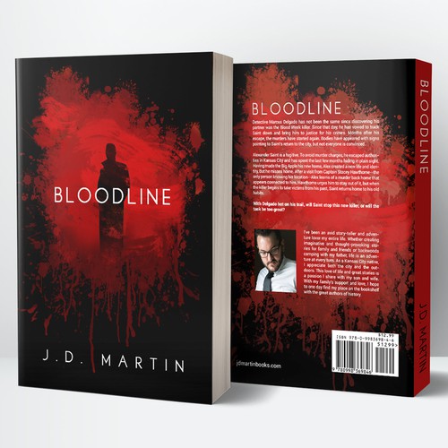 Book Cover Design for Bloodline by J. D. Martin