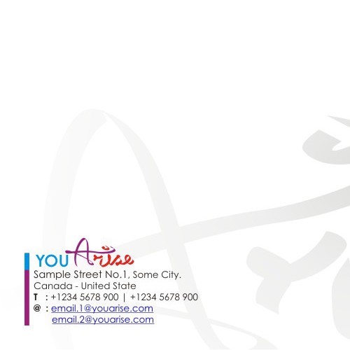 Letterhead for the name "You Arise"