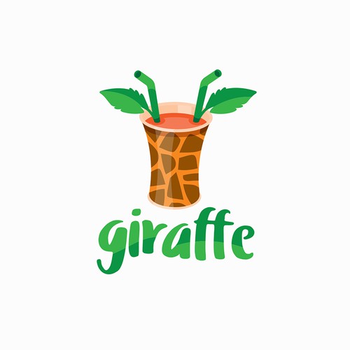 Fun logo for a fresh juice store