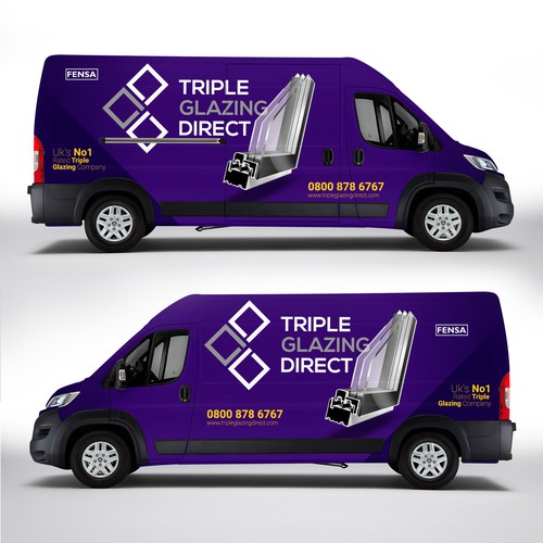 Triple Glazing Direct Van Wrap