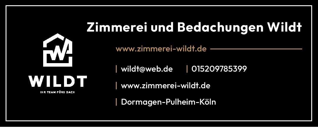 Werbe Banner für ein modernes Zimmerer und Dachdecker Unternehmen
