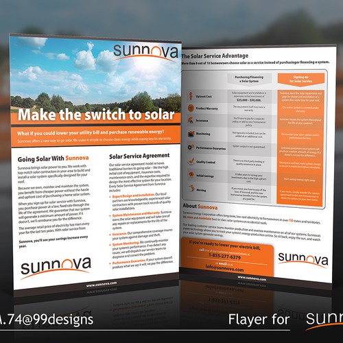 One Pager for Sunnova