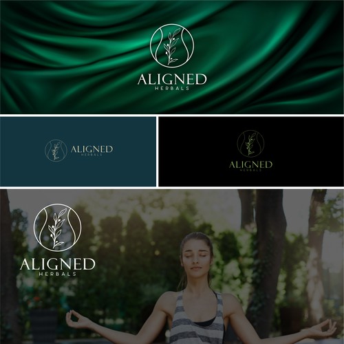 Logo concept for natural tea