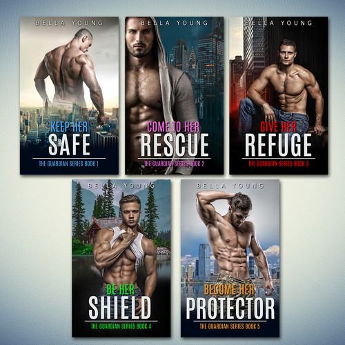Books covers for a romance novels BELLA YOUNG