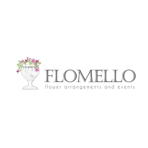 Logo for flower arrangements and events