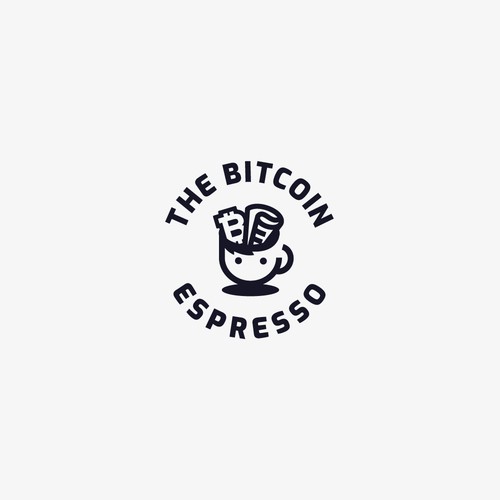 Modern logo for a crypto newsletter