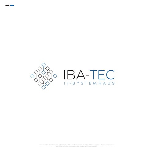 IT Logo Design for IBA-TEC