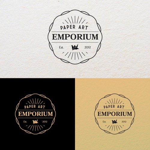 Paper Art Emporium logo design