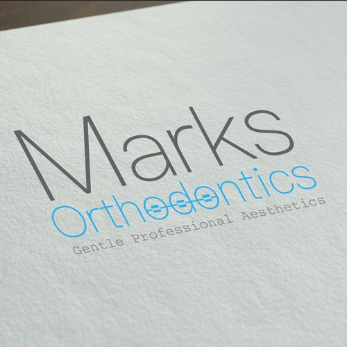 logo concept for "Marks ortodontics"