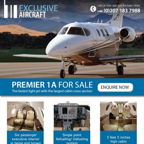 Private Jet Sales Email Template