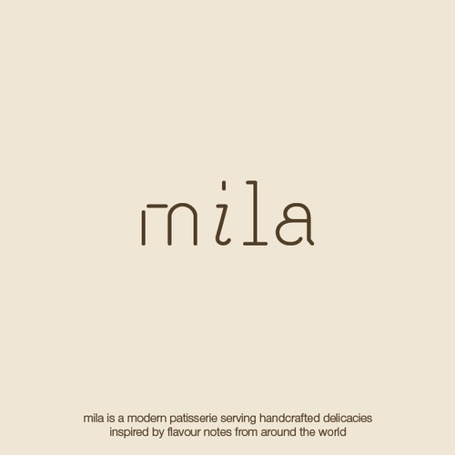 wordmark for patisserie brand