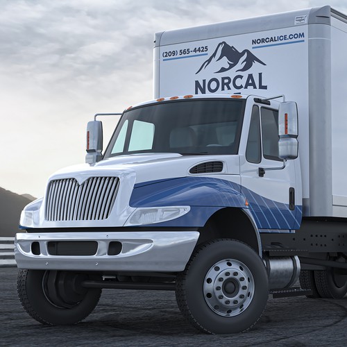 Truck Wrap Design for Norcal Ice