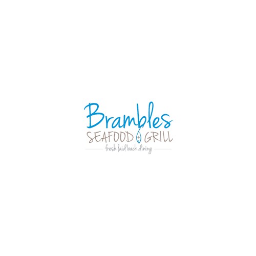 Brambles Seafood + Grill Logo Design