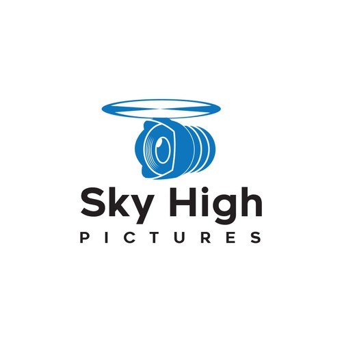 Logo for a company that rents camera equipments for helicopter use.